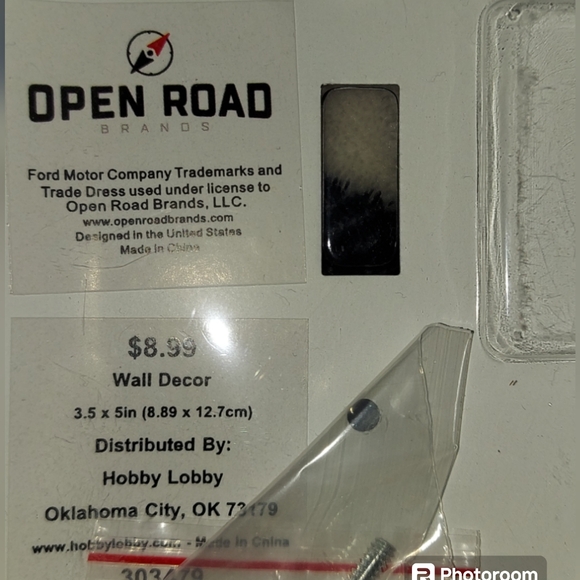 Set of Three Ford Metal Light Switch Covers NWT - Picture 6 of 6